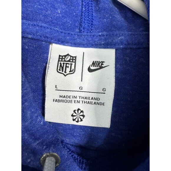 Women's Nike Royal Seattle Seahawks Rewind Gym Vintage LW Pullover Hoodie Size L - Picture 12 of 16